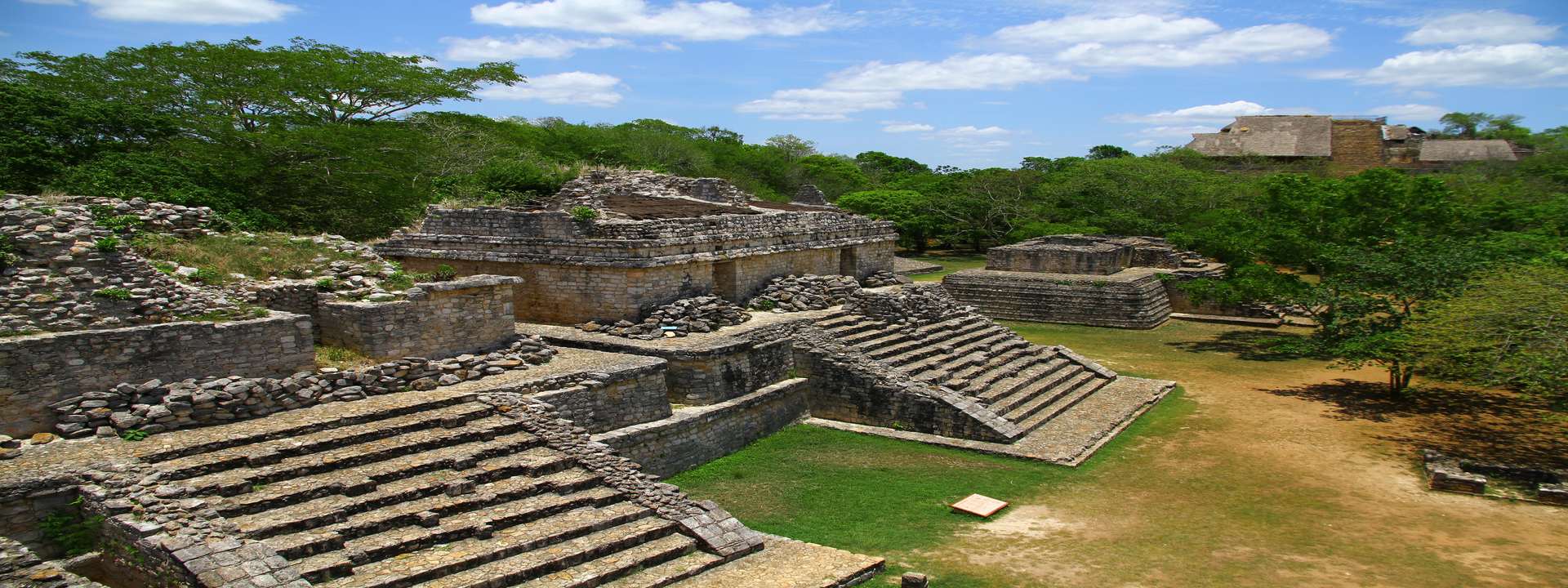 Pyramids lit by daylight, a stunning spot to visit and take photos.